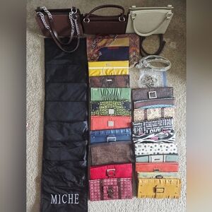 Miche Collection 3 Classic Base Bags 19 Shells 1 Willow Demi & Closet Organizer
